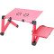 Столик мобильный VOLTRONIC Laptop Table YL-803 Pink