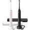 Електрична зубна щітка PHILIPS Sonicare 3100 series Pink/Black + дорожній футляр (HX4072/42)