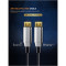 Кабель оптический (AOC) CABLETIME HDMI v2.0 100м 4K@60Hz Black/Gray (CH20X)