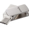 Флешка 128GB APACER AH181 USB 3.2 Type-C/USB-A Silver (AP128GAH181S-1)