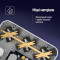 Мережевий фільтр COLORWAY CW-CHE36PDB Black, 3 розетки, 3xUSB-C, 3xUSB, 2м