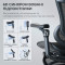 Кресло офисное SIHOO Doro C300 Pro with footrest Mesh Black