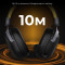 Навушники геймерскі AJAZZ AHM08 Max Black/Gray/Yellow
