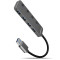 USB-хаб із вимикачами AXAGON 4-Port SuperSpeed USB-A Switch Charging Hub