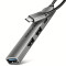 USB-хаб AXAGON 4-port Alu Strip USB-C Hub