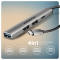 USB-хаб AXAGON 4-port Alu Strip USB-C Hub