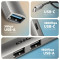 USB-хаб AXAGON 4-port Alu Strip USB-C Hub