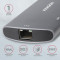 Порт-реплікатор AXAGON 6-in-1 SuperSpeed USB-C Combo Hub