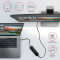 Порт-реплікатор AXAGON 6-in-1 SuperSpeed USB-C Hub 4xUSB, 1xHDMI, PD