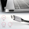 Порт-реплікатор AXAGON 6-in-1 SuperSpeed USB-C Hub 4xUSB, 1xHDMI, PD