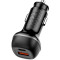 Автомобільний зарядний пристрій COLORWAY 1xUSB-C, 1xUSB-A, PD3.0, QC3.0, 63W Black (CW-CHA067PD-BK)