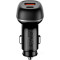 Автомобільний зарядний пристрій COLORWAY 1xUSB-C, 1xUSB-A, PD3.0, QC3.0, 63W Black (CW-CHA067PD-BK)