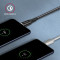 Кабель AXAGON USB-C to USB-A 2.0 1м Black