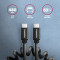 Кабель AXAGON USB-C to USB-C 2.0 0.6м Black