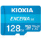 Карта пам'яті KIOXIA (Toshiba) microSDXC Exceria G3 128GB UHS-I U3 V30 A2 Class 10 + SD-adapter (LMEX3L128GG2)