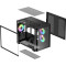 Корпус OCYPUS Iota C50 Curve ARGB Black