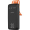 Повербанк DUDAO K6Pro+ USB-A, USB-C, built-in USB-C/Lightning/Micro-USB/USB-A cables 10W 20000mAh Black (6977196682393)