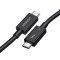 Кабель UGREEN L703 Type-c to Type-C Thunderbolt 5 PD3.1 240W 1м Black (45996)