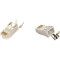 Коннектор сквозной CABLEXPERT RJ-45 FTP Cat.7 100шт/уп Silver (LC-PTF7-01/100)