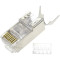 Коннектор сквозной CABLEXPERT RJ-45 FTP Cat.7 10шт/уп Silver (LC-PTF7-01/10)