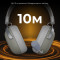 Наушники геймерские AJAZZ AHM08 Max Gray