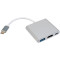 Порт-реплікатор PATRON USB-C to HDMI, USB3.0, USB-C