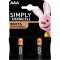 Батарейка DURACELL Simply AAA 2шт/уп (5020471)