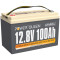 Акумуляторна батарея POWER QUEEN LiFePO4 12.8V 100Ah H190 (12.8В, 100Агод)