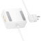 Мережевий фільтр HOCO AC28 Descanso White, 2 розетки, 2xUSB-C, 1xUSB-C cable, 1xUSB, 2м