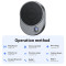 Bluetooth аудіо адаптер HOCO E150 Liantu Path Car AUX BT Receiver with Cable Gray