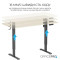 Компьютерный стол с электрорегулировкой высоты OFFICEPRO ODE1470LWB Light Wood/Black