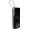 Повербанк PLATINET Powerbank w/Type-C cable, QC, PD 70W 20000mAh Black (PMPB2070)