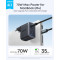 Зарядное устройство ANKER Nano 2xUSB-C PD, 1xUSB-A Black (A121AL11)
