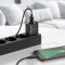 Зарядний пристрій HOCO C141A Smart 2xUSB-A,10.5W Black w/Micro-USB cable (6942007627887)