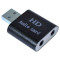 Внешняя звуковая карта DYNAMODE 3D Sound 7.1 USB2.0 Aluminium Black