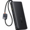 Повербанк BASEUS EnerFill FC41 Digital Display Power Bank with Dual Built-in USB-C Cables 145W 25000mAh Cosmic Black (E0028H01)