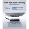 Повербанк BASEUS EnerFill FC41 Digital Display Power Bank with Dual Built-in USB-C Cables 145W 25000mAh Cosmic Black (E0028H01)