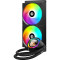 Система водяного охолодження ID-COOLING FX240 LCD Black