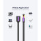 Патч-корд подовжувач VENTION F/UTP Cat.7 CU 1м Black (ICBBF)