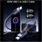 Кабель UGREEN USB-C to USB-C 60W 0.5м Space Gray (55764)