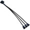 Кабель-розгалужувач для вентиляторів Molex (M) → 3x3-pin (F)
