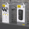 Повербанк DUDAO K15Max 1xUSB-C, 1xUSB-A w/2 cables 22.5W 30000mAh Black (6977196682478)