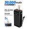 Повербанк з сонячною батареєю 7GO GPW-09 22.5W 30000mAh Black