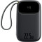 Повербанк BASEUS EnerFill FC31 QPow3 Digital Display with 2 Built-in Cables 22.5W 10000mAh Cosmic Black (P10082106123-00)