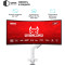 Настільне кріплення для монітора QUBE 5727GW.USB 24"-57" White