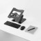Підставка для ноутбука RTAKO RS-CP75D 3-Level Rotating Carbon Steel Laptop Stand Black