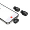 Бездротовий петличний мікрофон HOCO L19 Graceful Wireless Dual-mic Lightning/Type-C Black