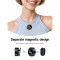 Беспроводной петличный микрофон HOCO L21 Charm Magnetic for Lightning Black