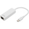 Мережевий адаптер DIGITUS USB Type C 3.0 Gigabit Ethernet Adapter White (DN-3024)