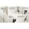 Штатив XIAOMI Zoom Floor Selfie Stick Tripod 62"